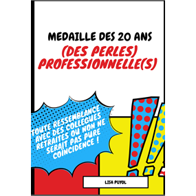 MEDAILLE DES 20 ANS (DES PERLES) PROFESSIONNELLE(S) - Isabelle PUJOL