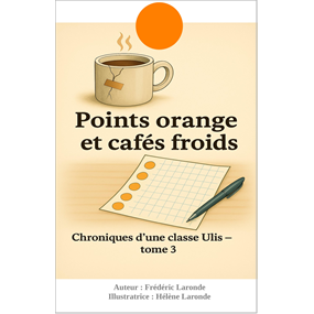 Points orange et cafés froids - Frederic Laronde