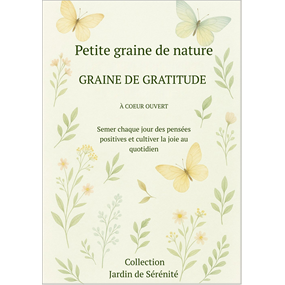 Petite graine de nature   À cœur ouvert  - MERCEDES ANTOLINI