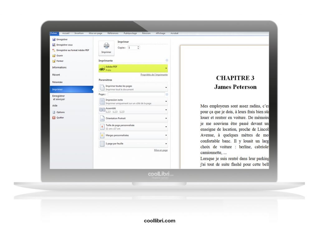imprimer un document pdf imprimante virtuelle