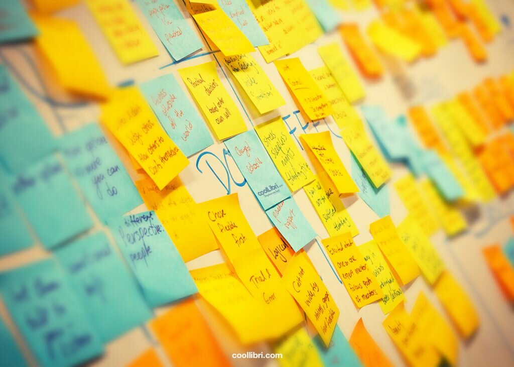 L'exercice du post-it pour lutter contre le syndrome de la page blanche