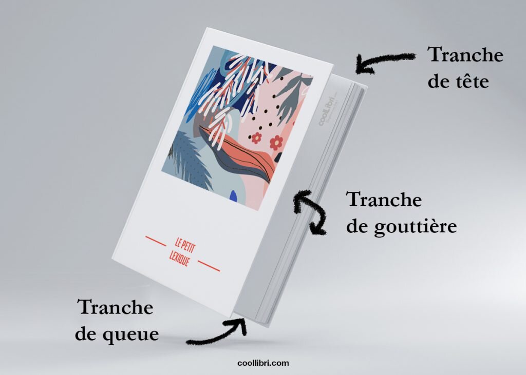 différent nom pour la tranche d'un livre