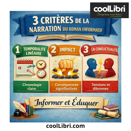3 CRITERES DE LA NARRATIVITE DU ROMAN INFORMATIF - coollibri.com