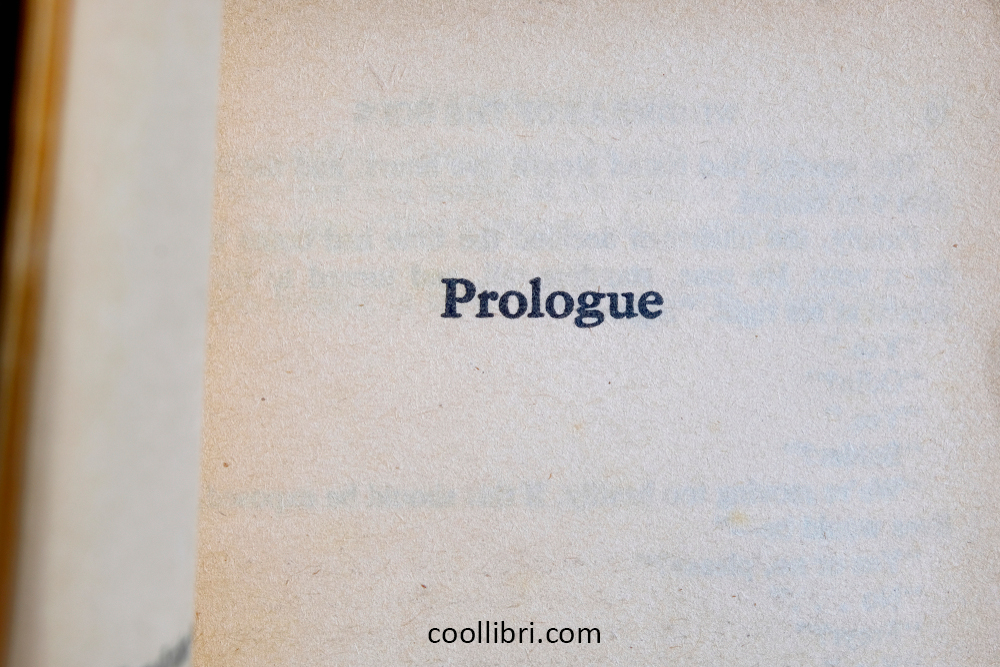 Un prologue est essentiel pour mieux faire comprendre le sens d'un récit