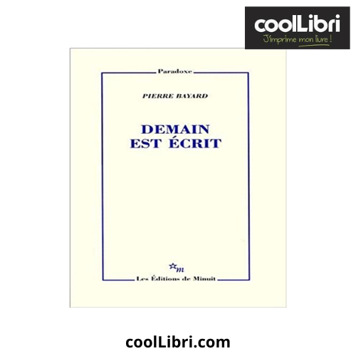 PHOTO COUVERTURE DEMAIN EST ECRIT - coollibri.com