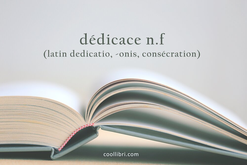 Livre Page De Garde Dédicace www.coollibri.com